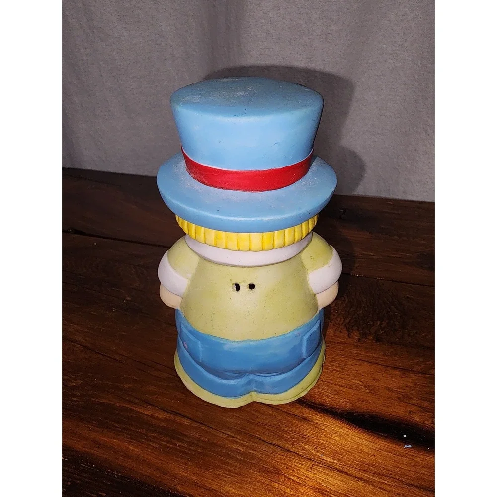 Vintage Porcelain Clown‎ wearing felt tie